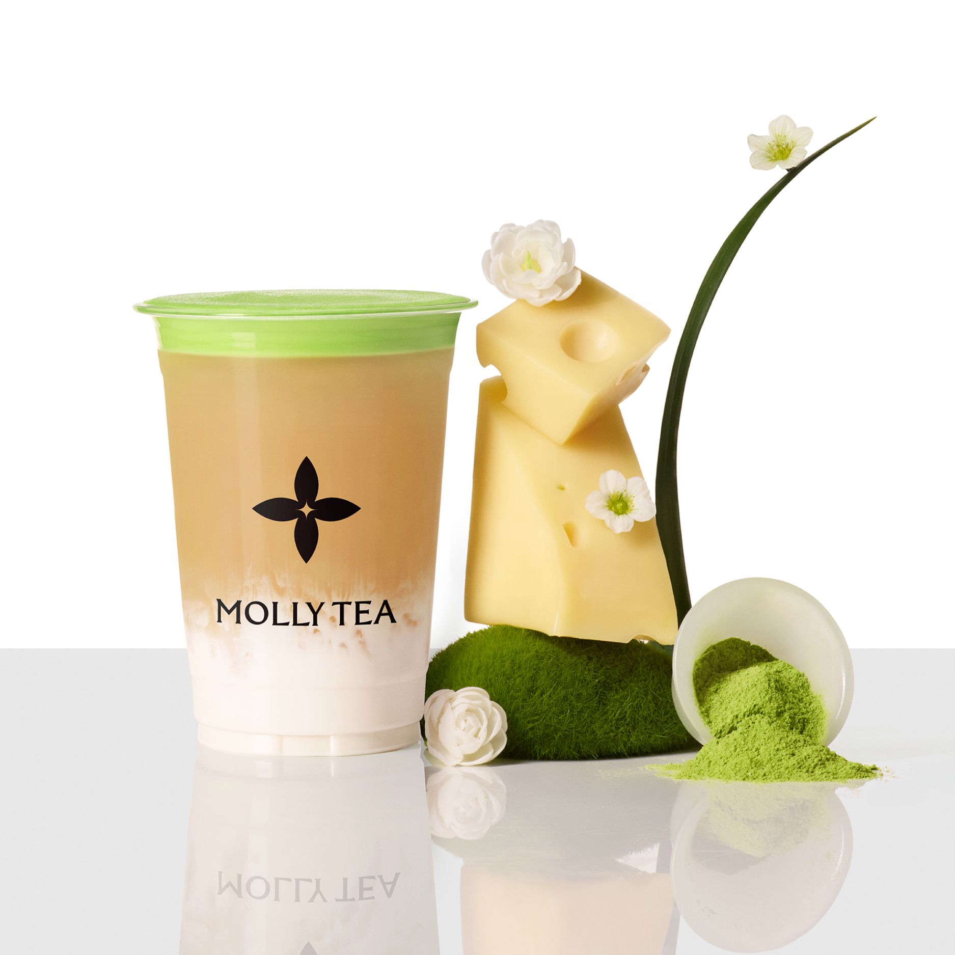 茉莉奶白【中杯】抹茶茉莉咸酪乳   - 会优科技优惠价¥17.59