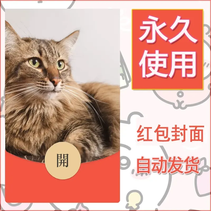 新款永久微信红包封面宠物系列diy素材519