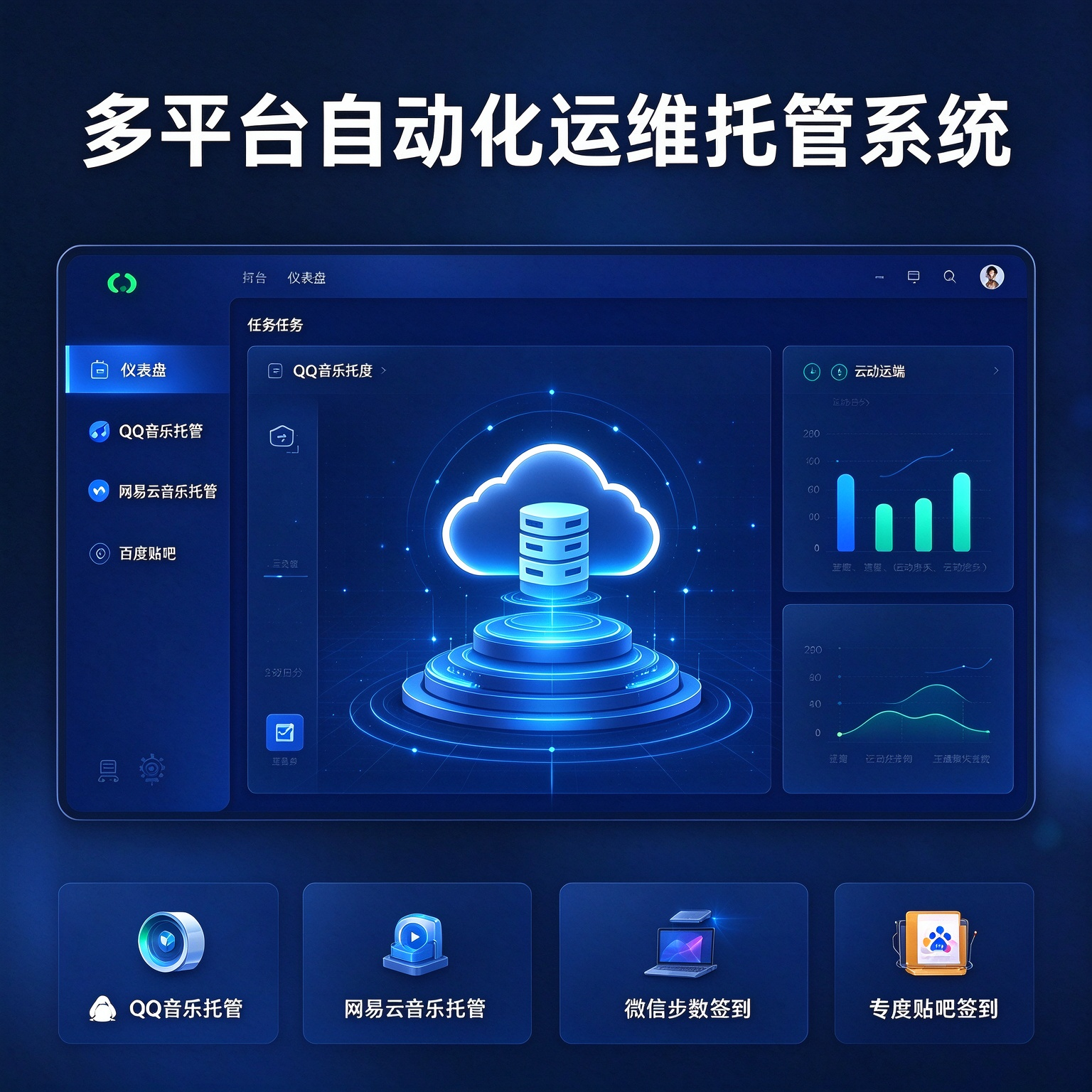 多平台托管-月卡