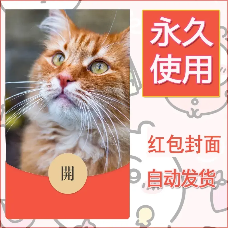 新款永久微信红包封面宠物系列diy素材474 - ¥0.42