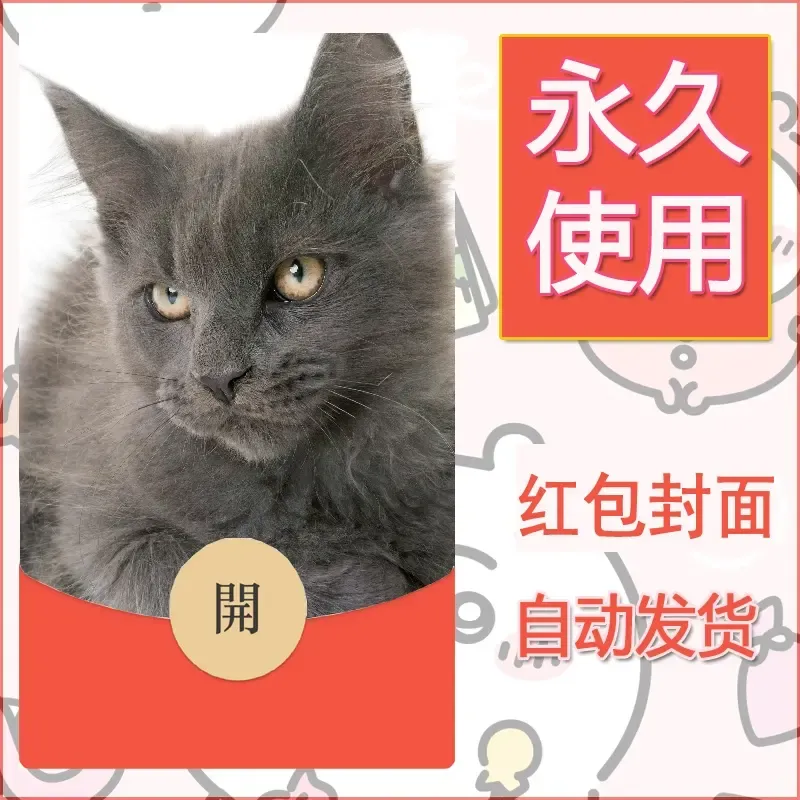 新款永久微信红包封面宠物系列diy素材390