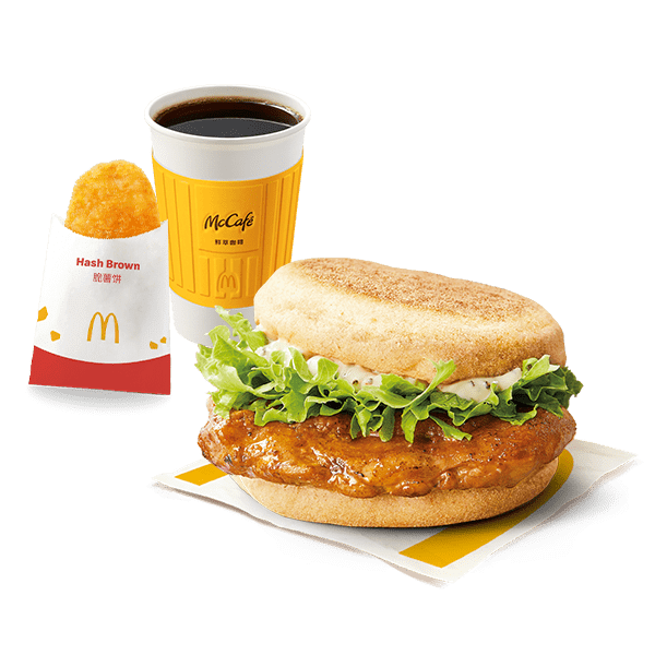 【早餐-3件套】原味板烧鸡腿麦满分+薯饼/油条+大咖啡/豆浆 - 会优科技优惠价¥16.77