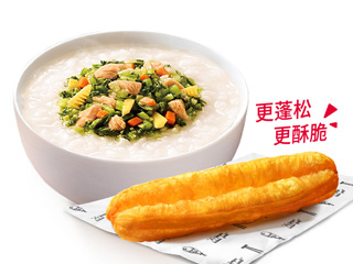 肯德基【早餐】雪菜笋丁鸡肉粥+自由配 - ¥8.19
