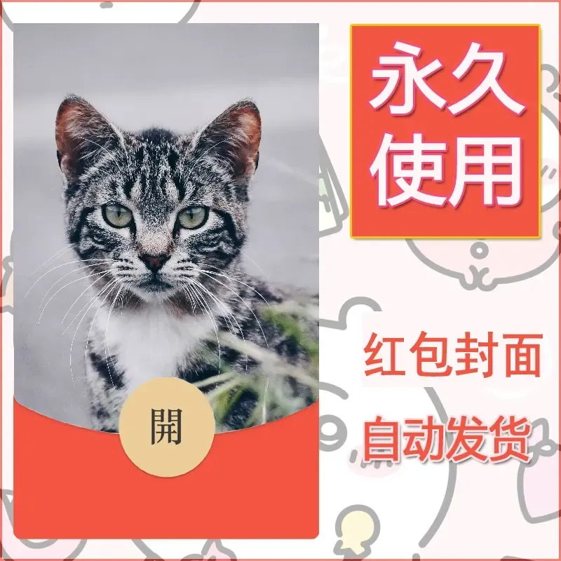 新款永久微信红包封面宠物系列diy素材19