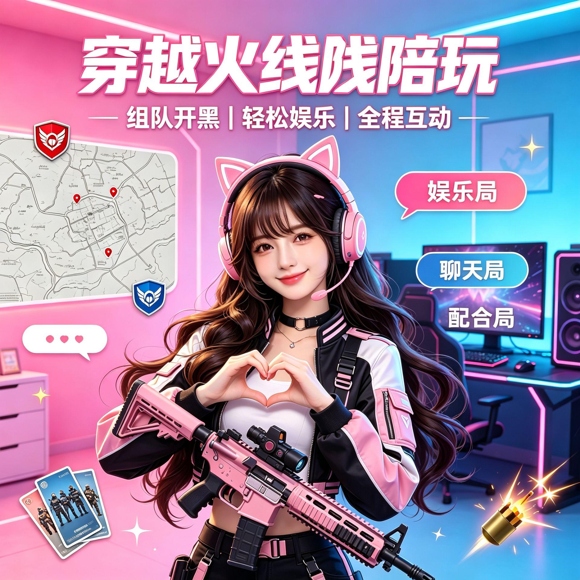 手游穿越火线娱乐陪一小时