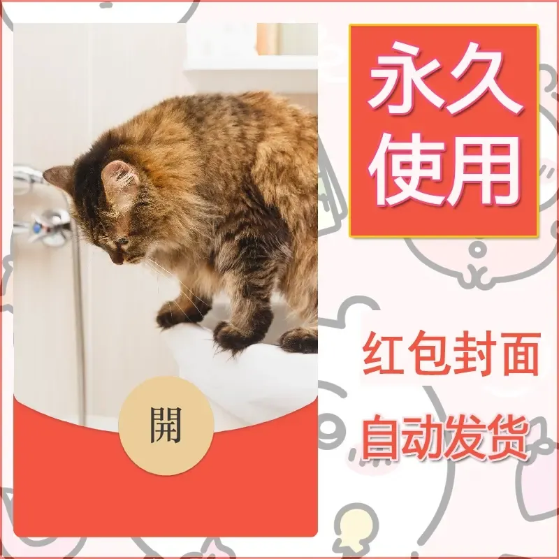 新款永久微信红包封面宠物系列diy素材544