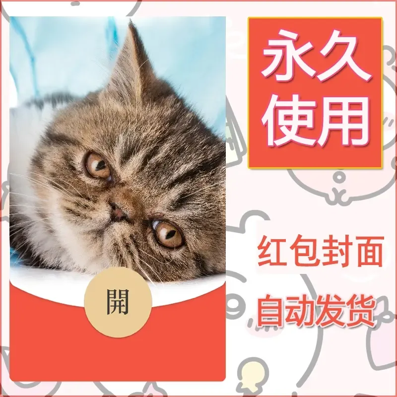新款永久微信红包封面宠物系列diy素材488