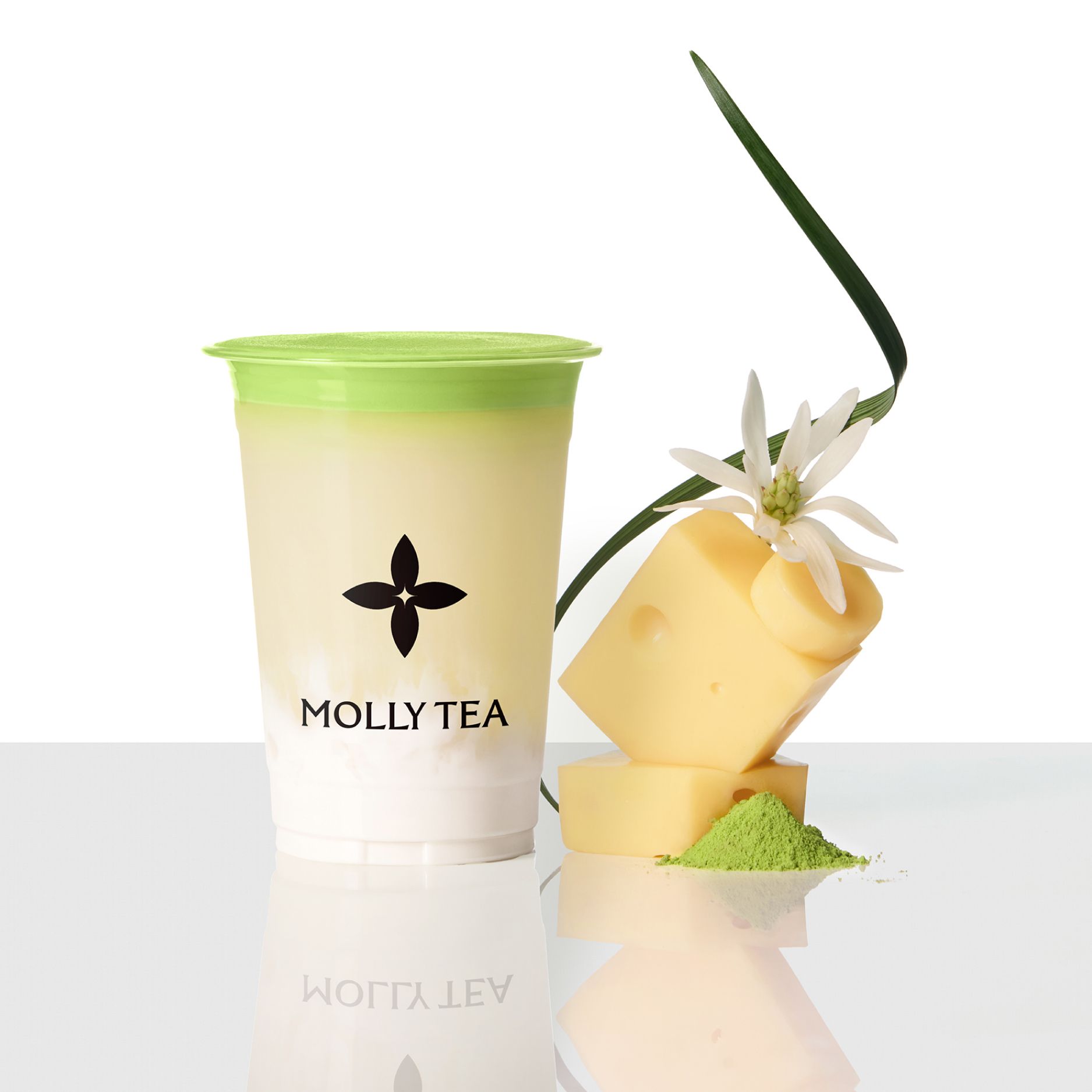 茉莉奶白【中杯】抹茶白兰咸酪乳   - 会优科技优惠价¥21.62