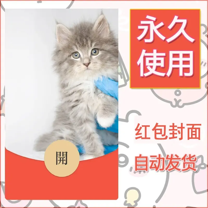 新款永久微信红包封面宠物系列diy素材152