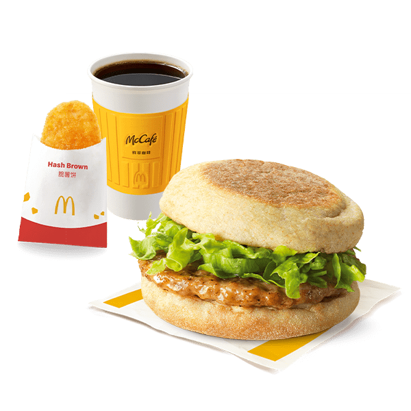 【早餐-3件套】火腿扒麦满分+薯饼/油条+大咖啡/豆浆 - 会优科技优惠价¥13.76