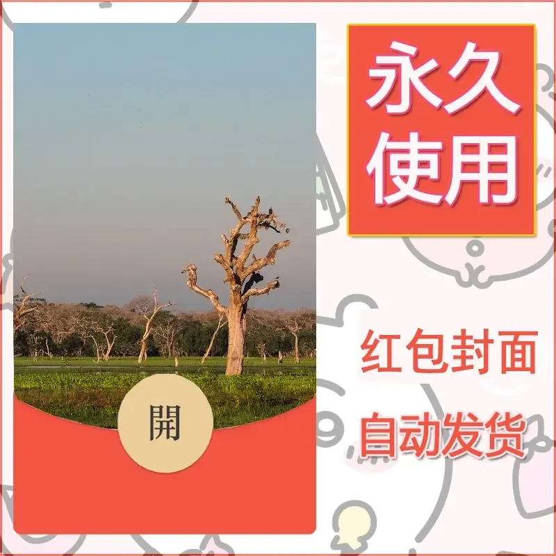 新款永久微信红包封面风景系列壁纸diy素材521