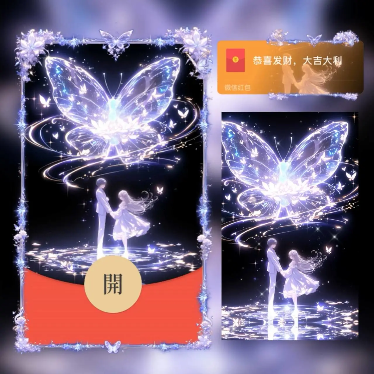 微信红包封面 |『星空下的约定』 - 会优科技优惠价¥2.05