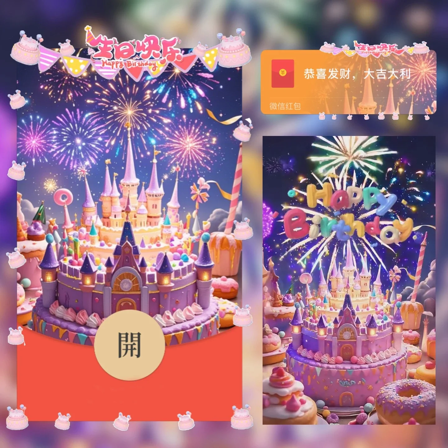 微信红包封面 |『生日快乐』 - ¥2.05