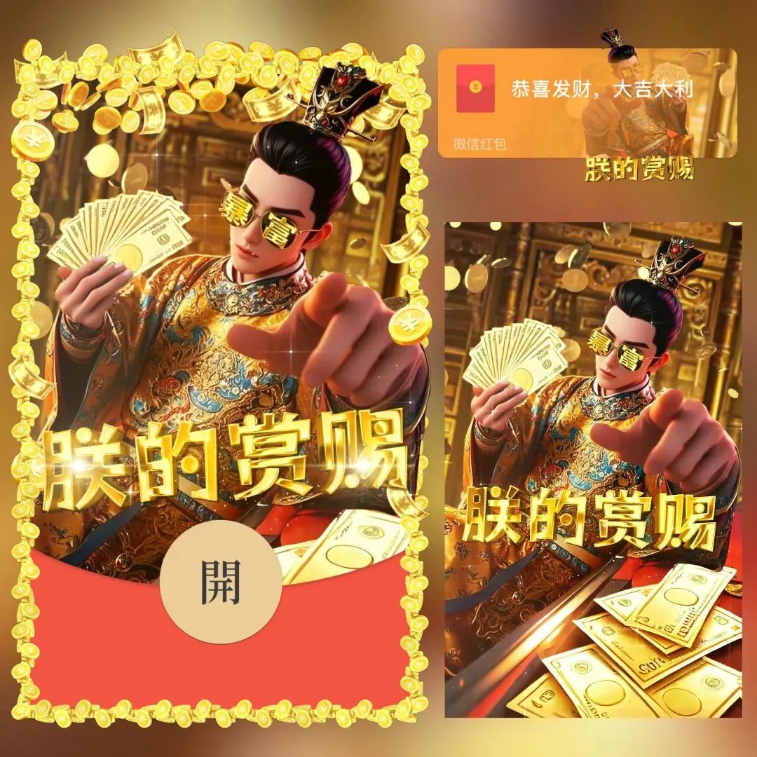微信红包封面 |『朕的赏赐/svip』 - 会优科技优惠价¥2.02
