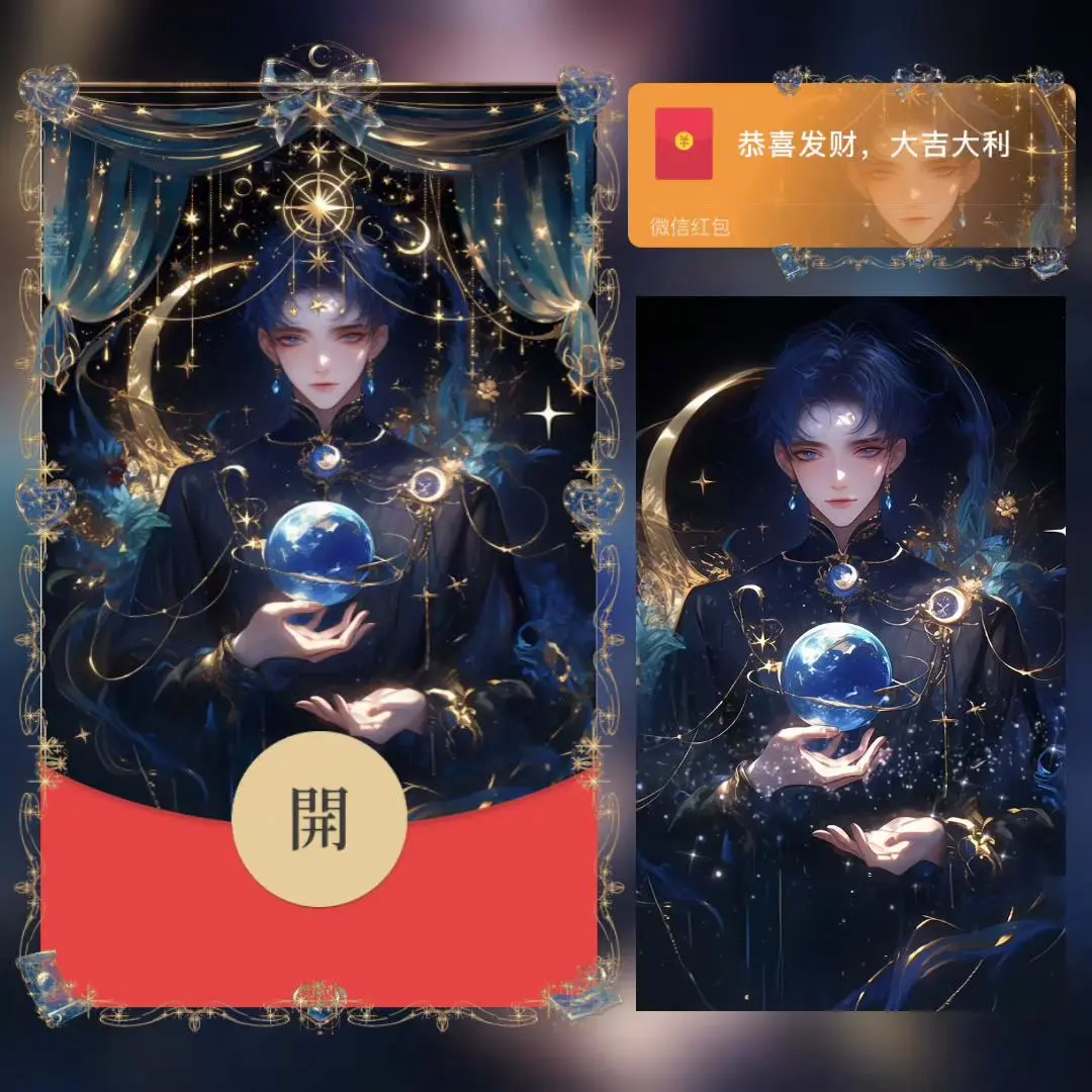 微信红包封面 |『星月之恋/情侣男』 - ¥2.05