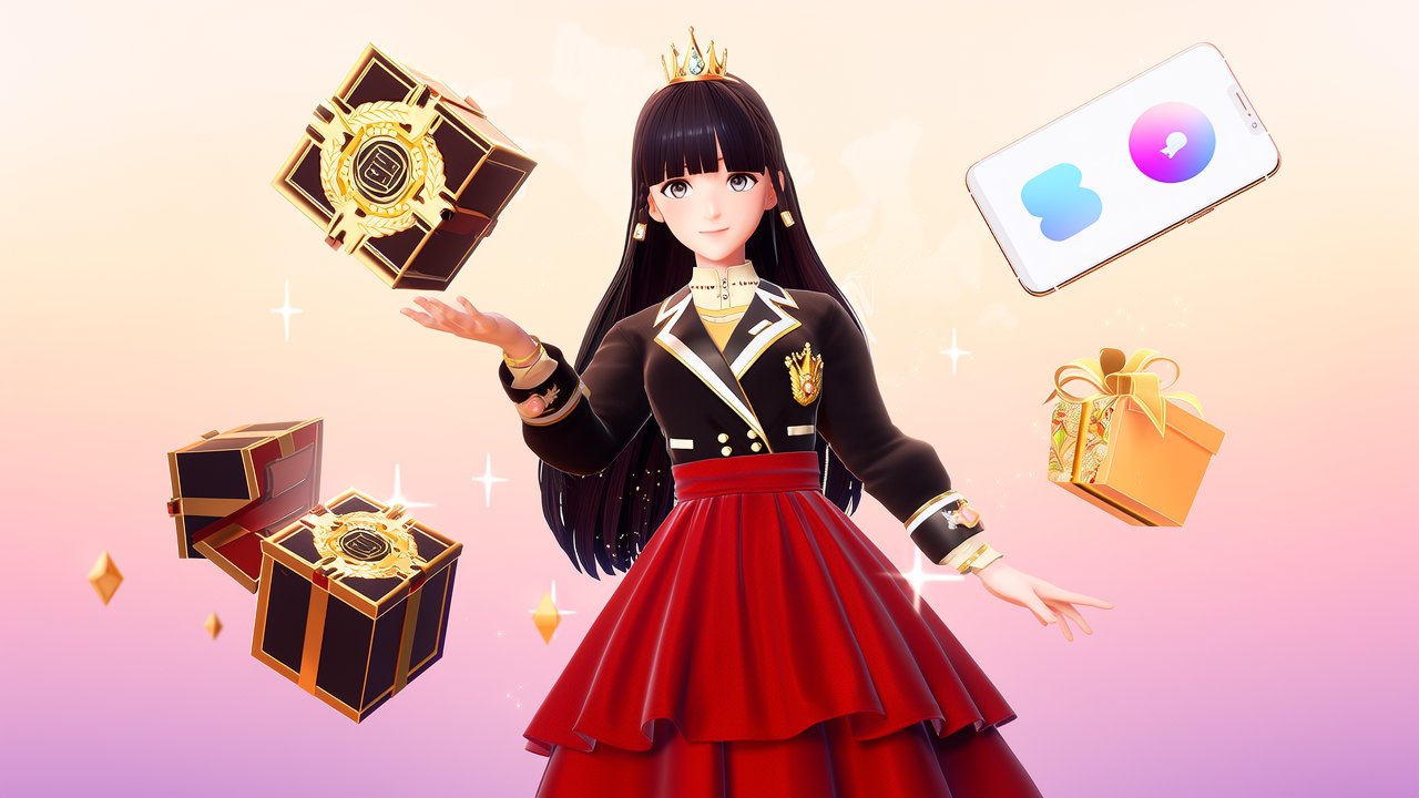 什么是「国漫美女自制皮肤DIY素材234」红包封面？
